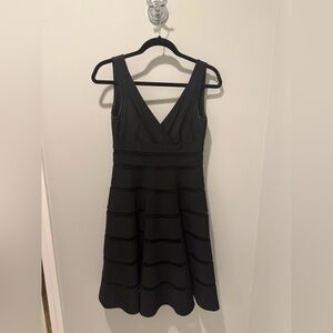 White House Black Market Black Sleeveless Dress Size 0
